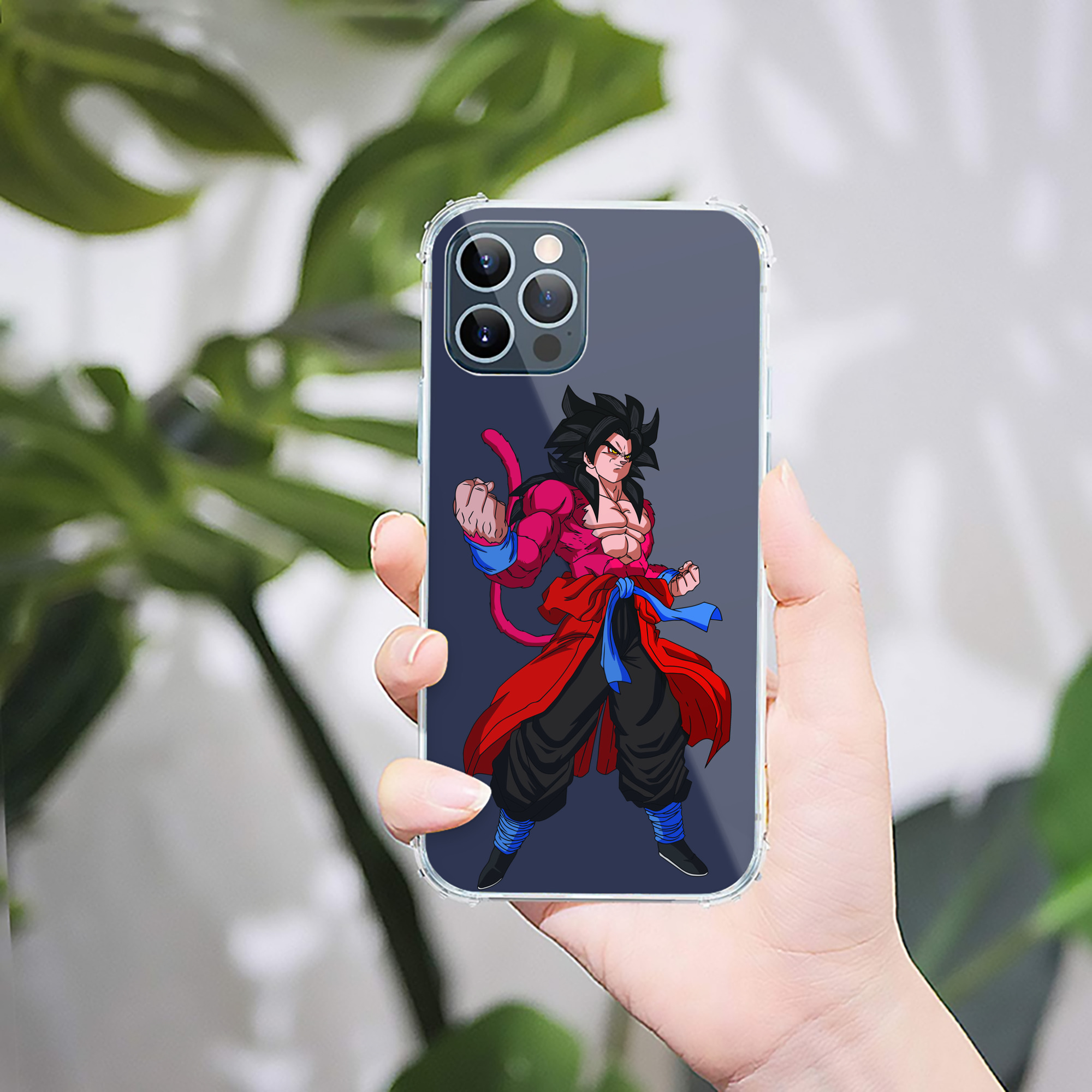 （画像用） ドラゴンボール 孫悟空（そん ごくう）Son Goku カカロット DRAGON BALL Kakarotto 【iPhone 12シリーズ対応】透明スマホケース（クリアソフトケース）
